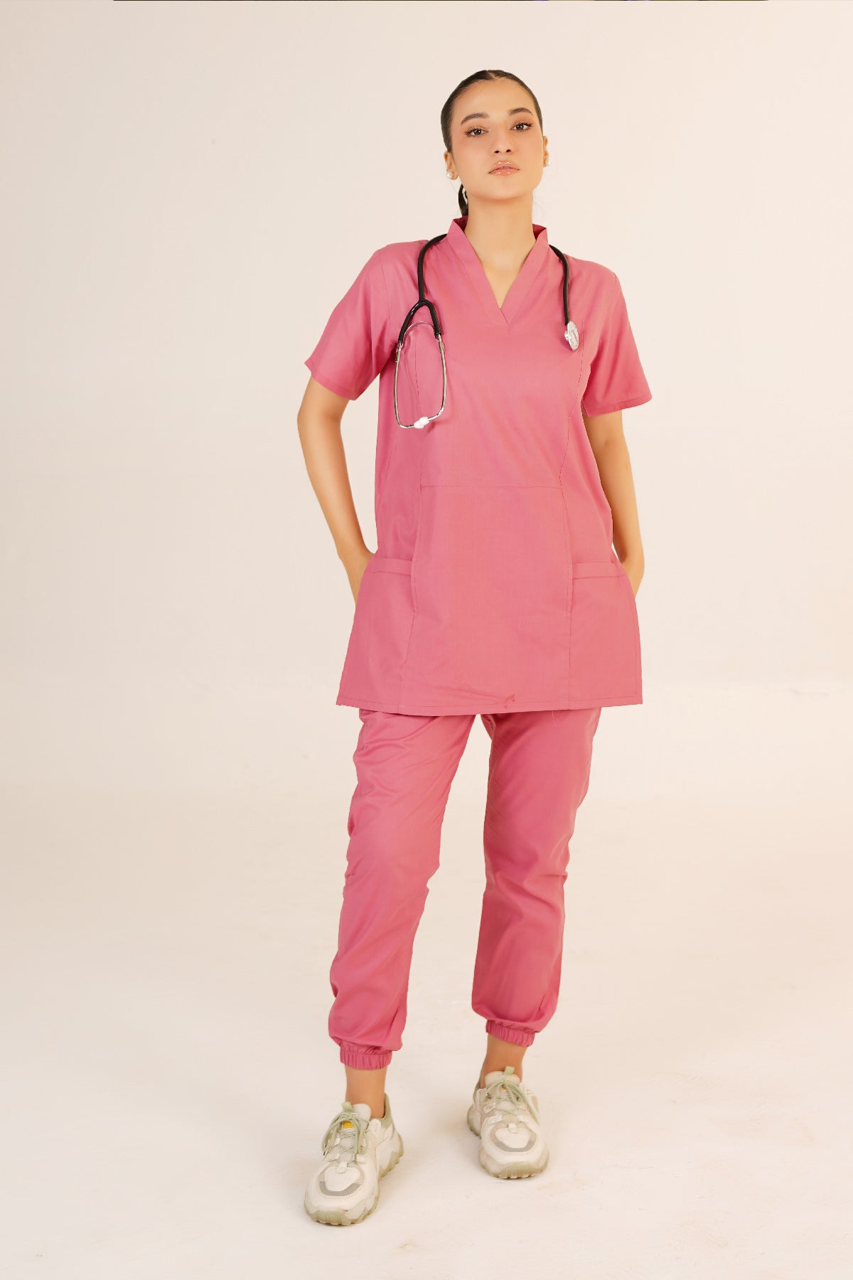 V-Neck Slash Pocket Scrub Kit