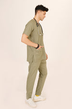 V-Neck 4Pockets Scrub-Kit