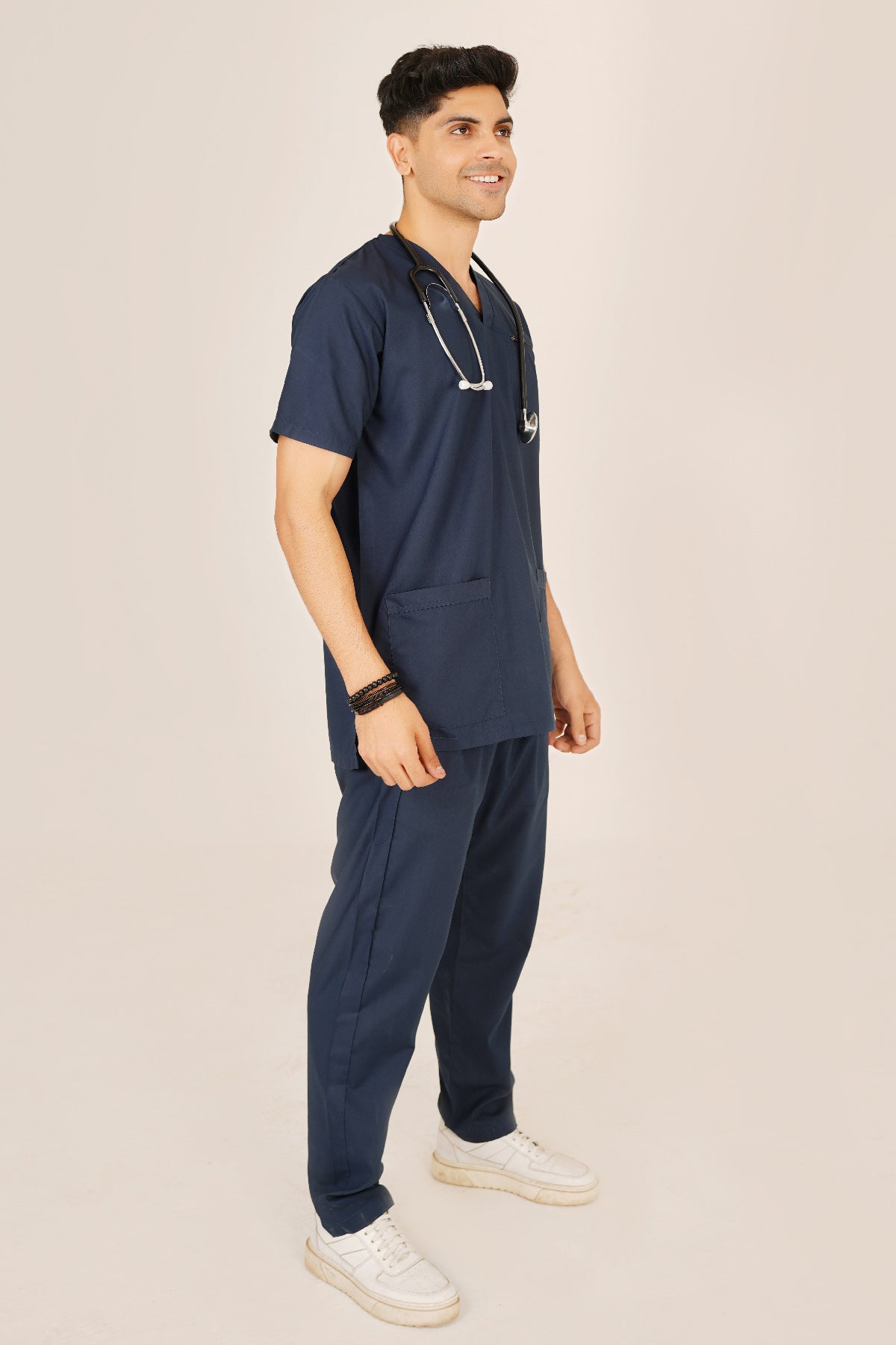 V-Neck 3 Pockets Scrub-Kit