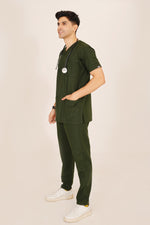 V-Neck 4 Pockets Scrub-Kit