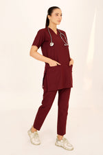 V-Neck 2Pockets Scrub-Kit