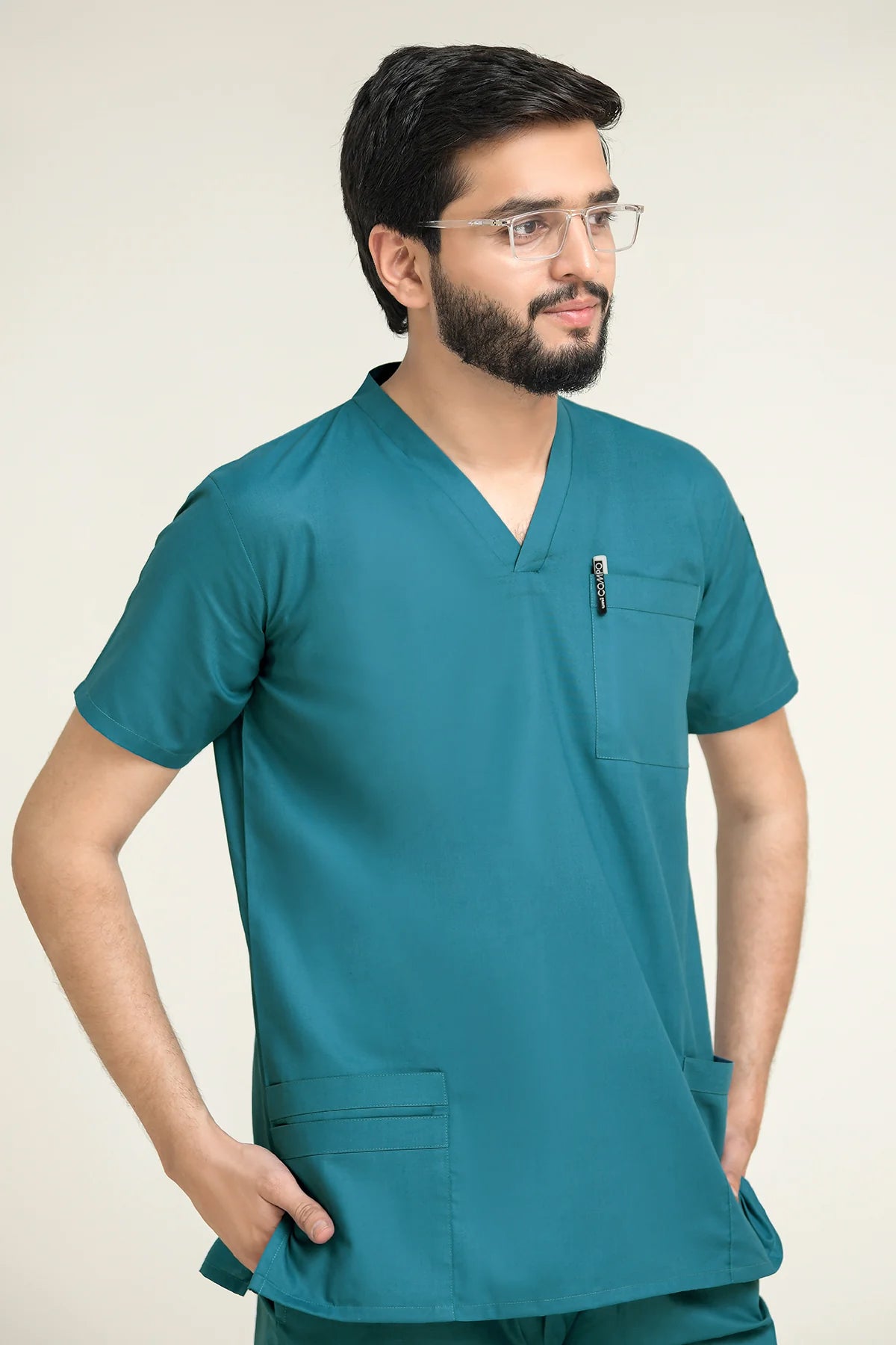 Men V Neck 5 Pockets Kit