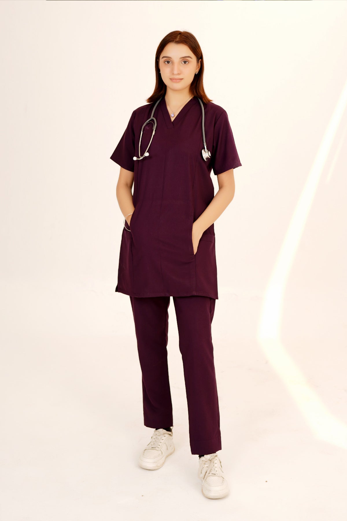 V-Neck Slash Pocket Scrub Kit