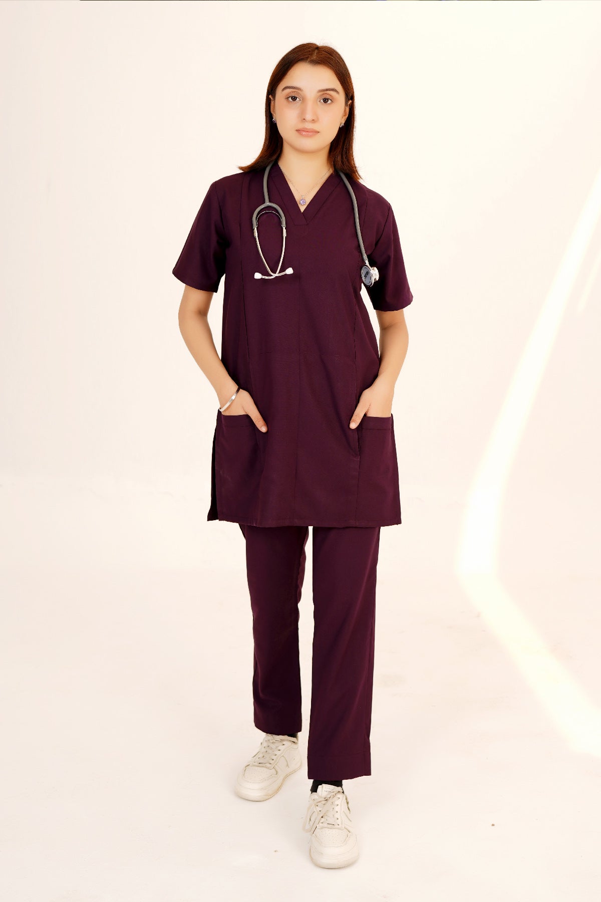 V-Neck Slash Pocket Scrub Kit