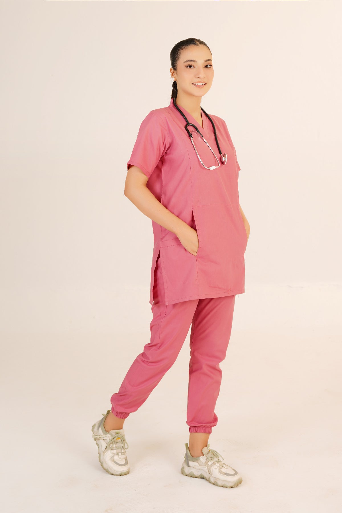 V-Neck Slash Pocket Scrub Kit