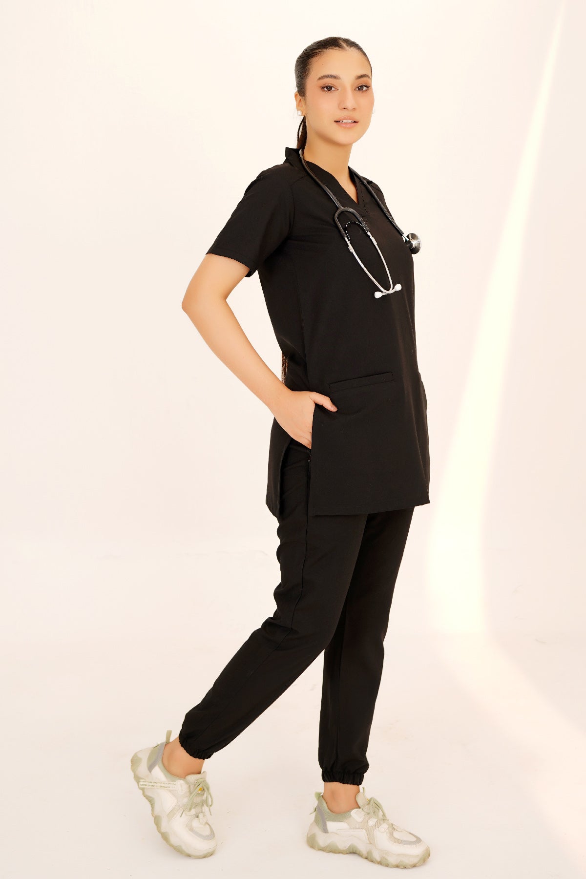 V-Neck 2Pockets Scrub-Kit