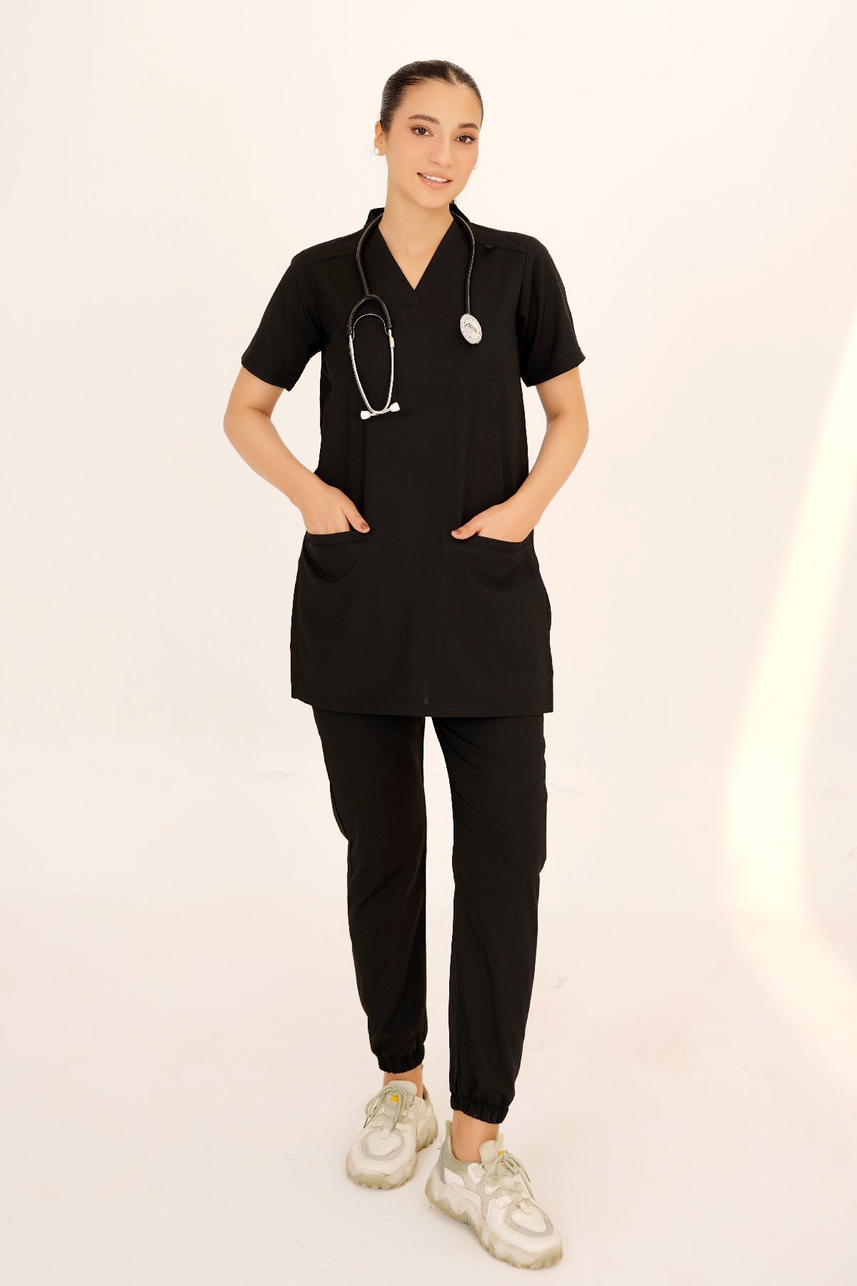 V-Neck 2Pockets Scrub-Kit