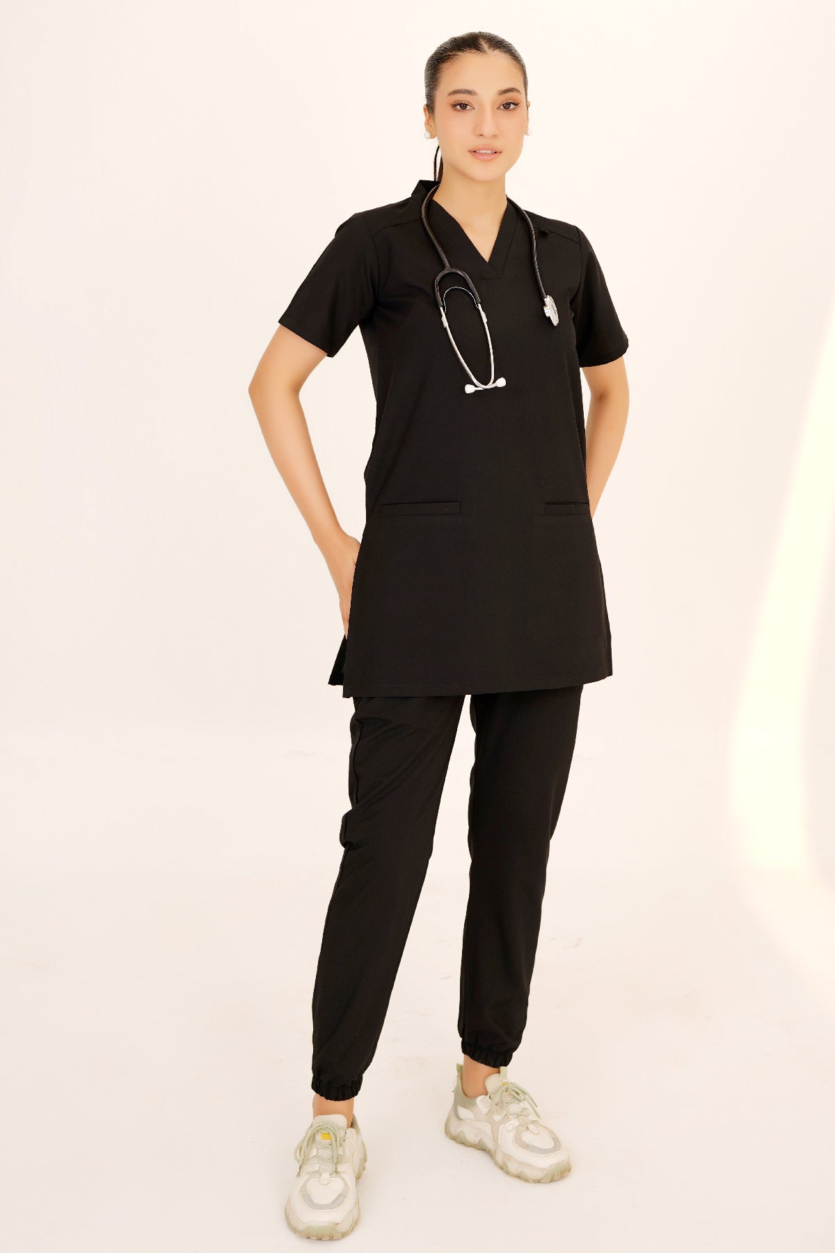 V-Neck 2Pockets Scrub-Kit