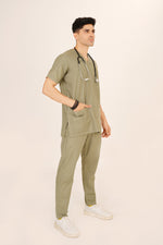 V-Neck 4Pockets Scrub-Kit
