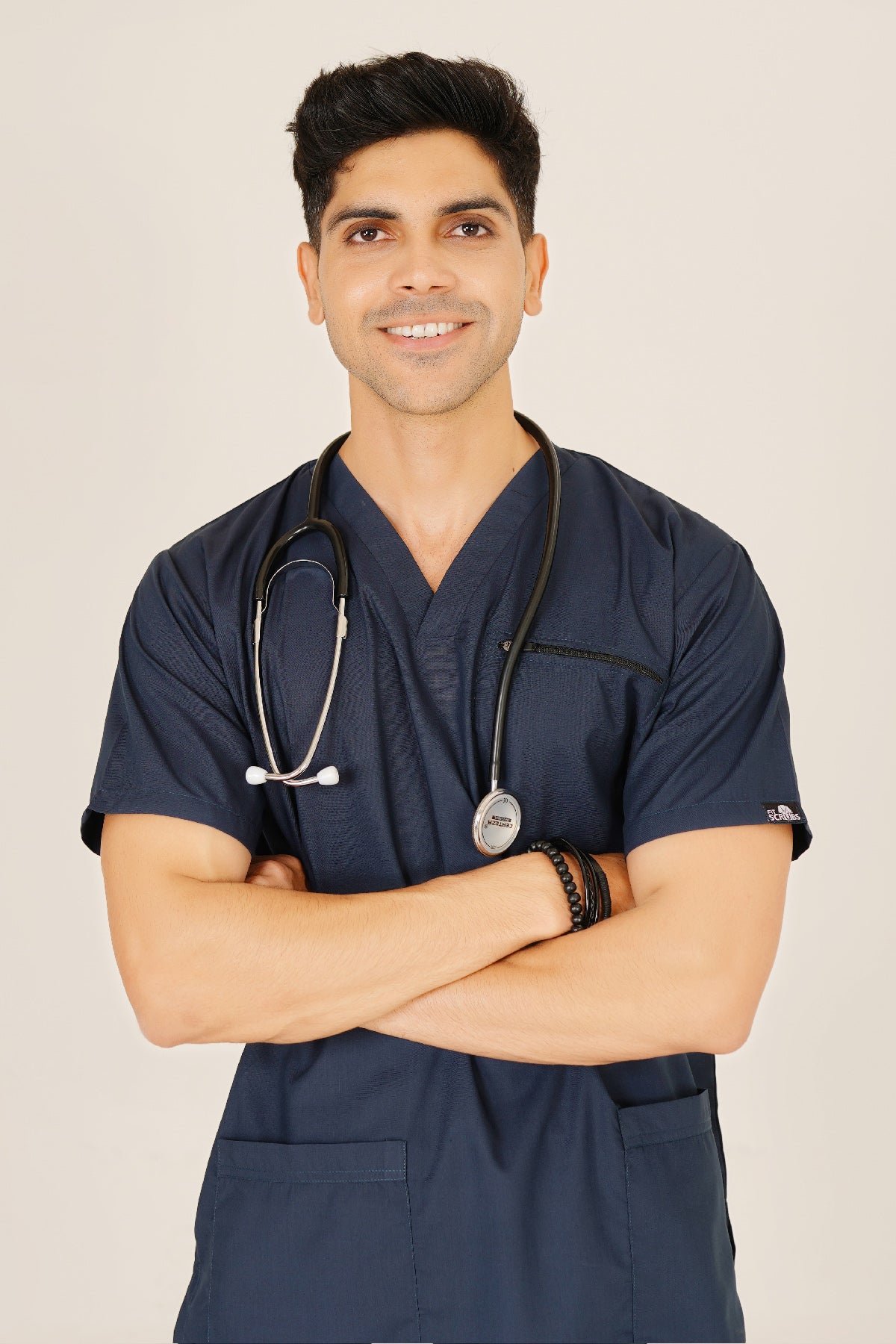 V-Neck 3 Pockets Scrub-Kit