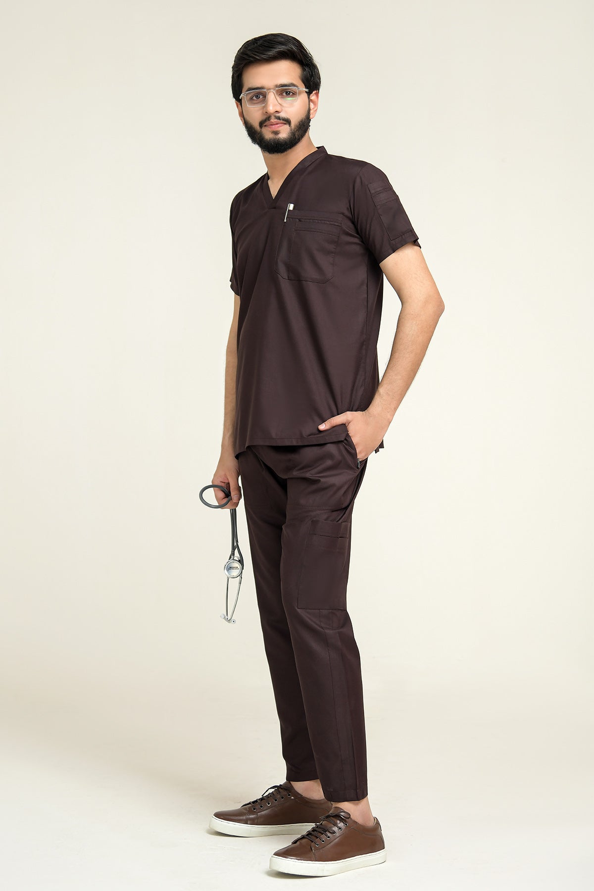 V-Neck Brown Kit