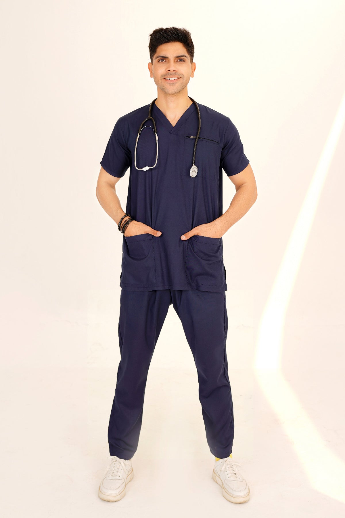 V-Neck 3Pockets Scrub-Kit