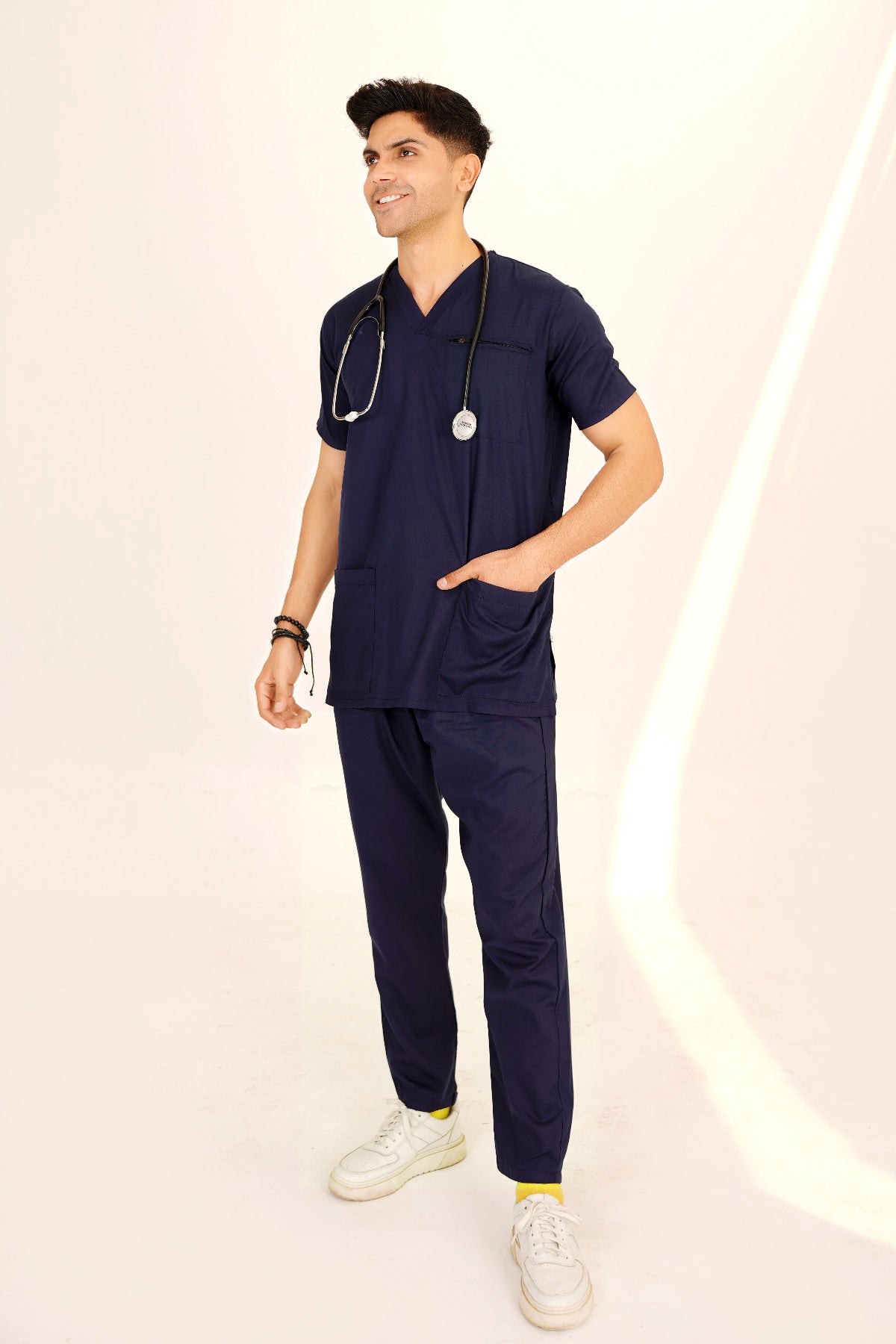V-Neck 3Pockets Scrub-Kit