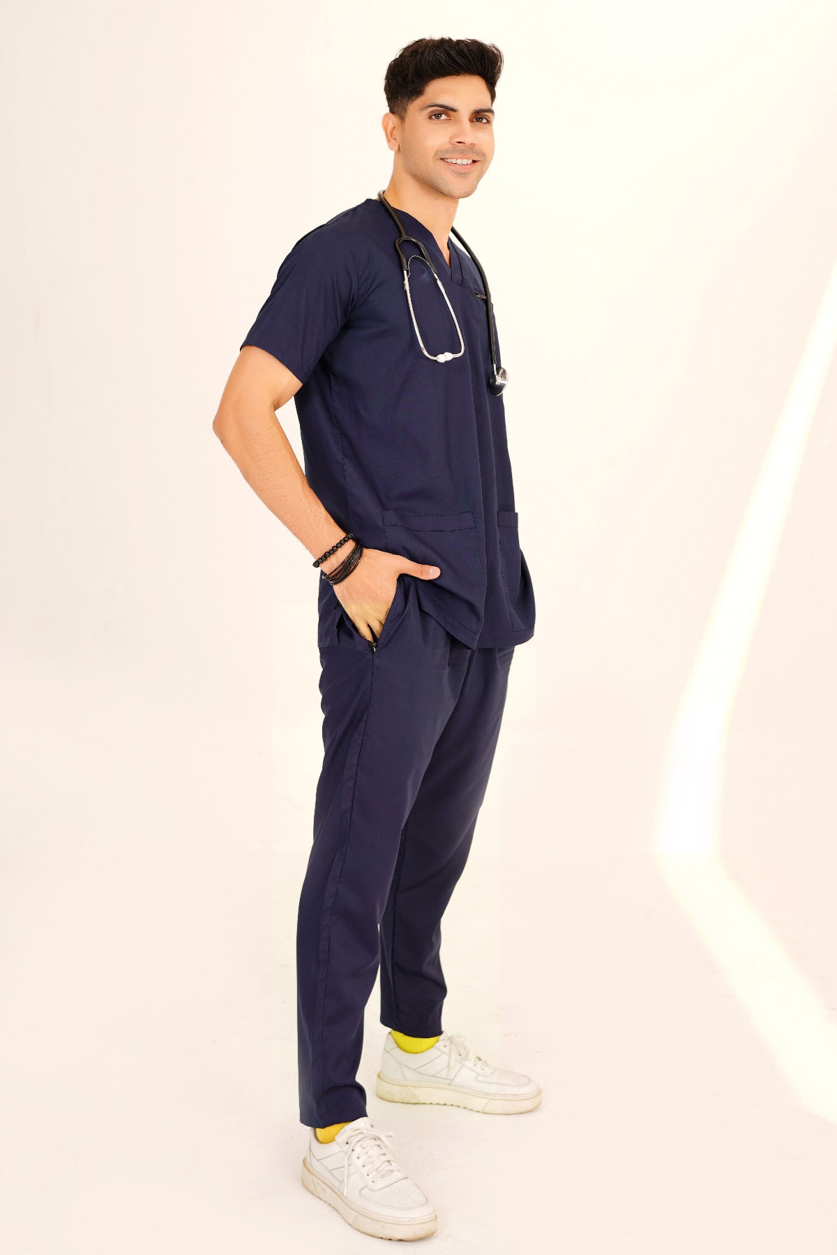 V-Neck 3Pockets Scrub-Kit