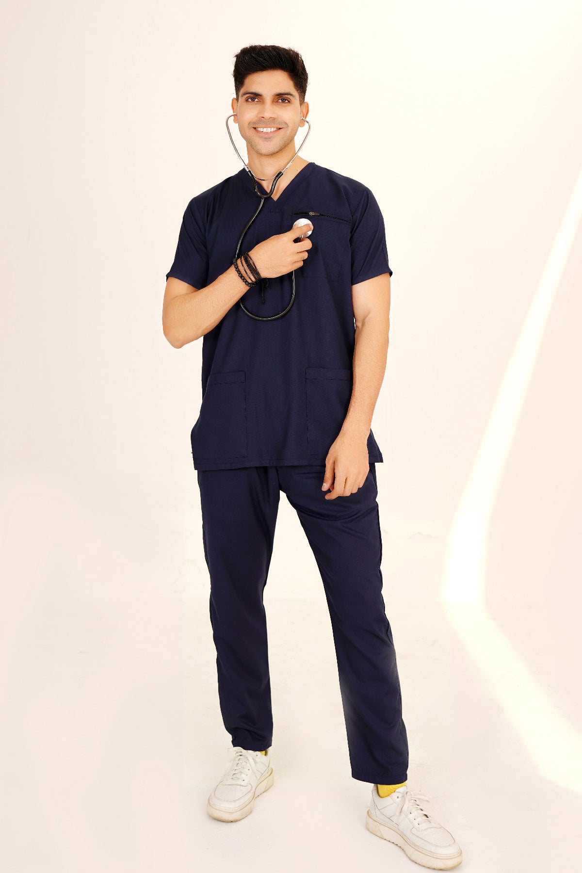 V-Neck 3Pockets Scrub-Kit