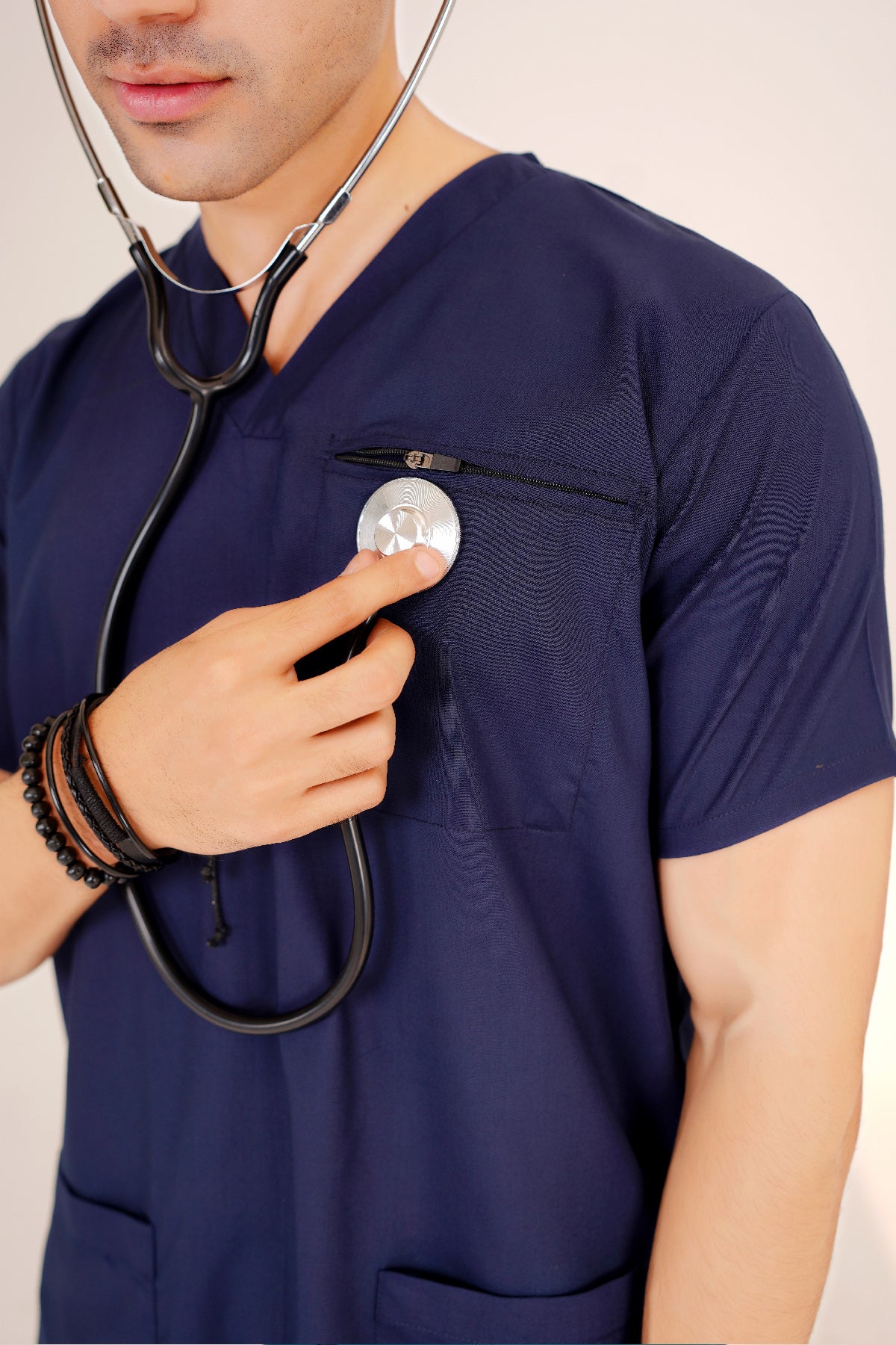 V-Neck 3Pockets Scrub-Kit